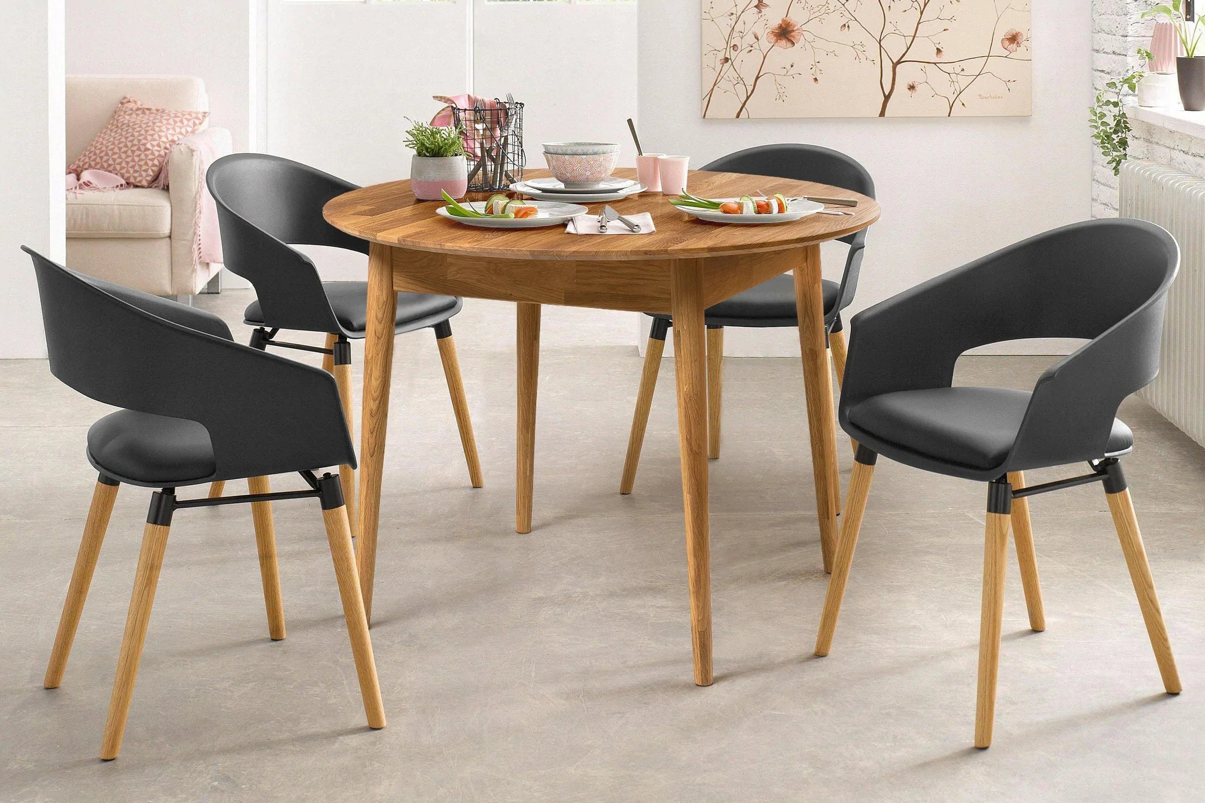NordicStory, tavolo da pranzo, rovere massiccio, stile nordico, stile scandinavo, stile nordico, stile scandinavo