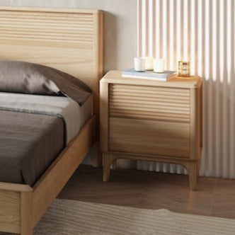 Comodino in legno massiccio Oxford 2 Tavolino RobleStore NordicStory