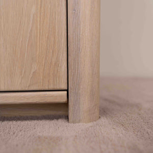 NordicStory Sideboard Dresser Cassettiera in rovere massiccio