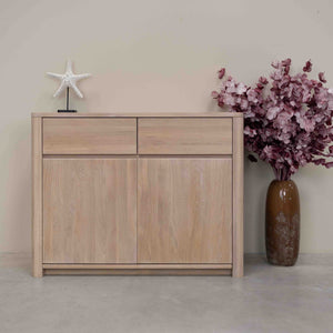 NordicStory Sideboard Dresser Cassettiera in rovere massiccio