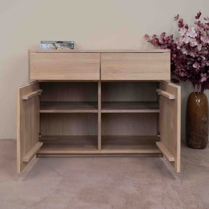 NordicStory Sideboard Dresser Cassettiera in rovere massiccio