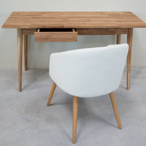 NordicStory Escandi 1 scrivania in rovere massiccio 140 x 60 x 75 cm.