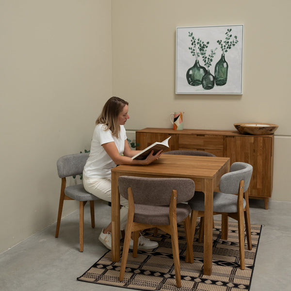 NordicStory Tavolo da pranzo allungabile in rovere massiccio Marsi Roble.Store