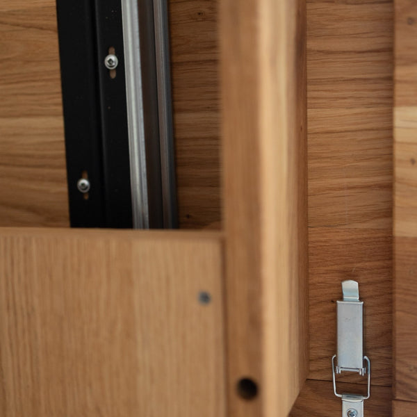 NordicStory Tavolo da pranzo allungabile in rovere massiccio Brema, 160-250 x 90 x 75 cm.