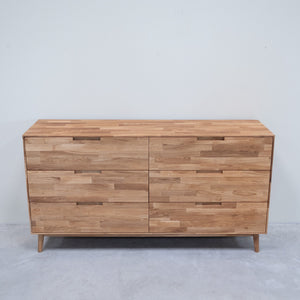 Credenza Cassettiera in rovere massiccio Escandi 4