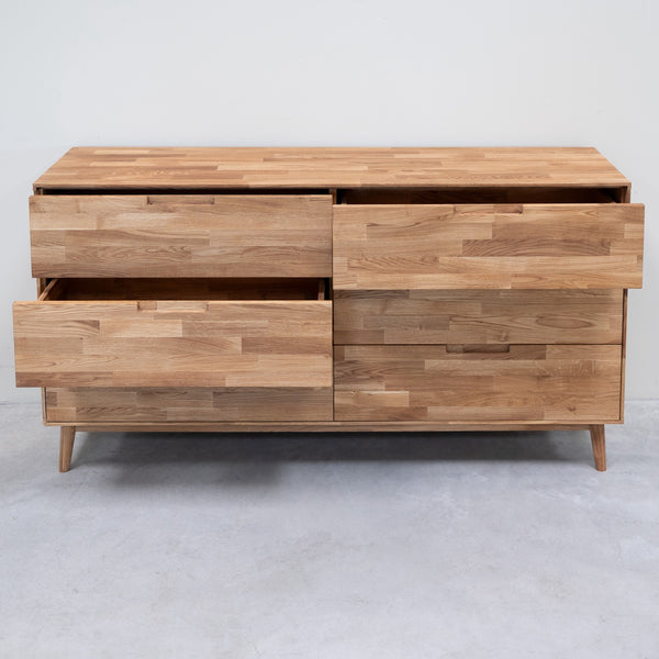 Credenza Cassettiera in rovere massiccio Escandi 4