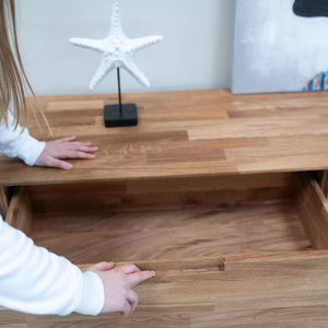 Credenza Cassettiera in rovere massiccio Escandi 4