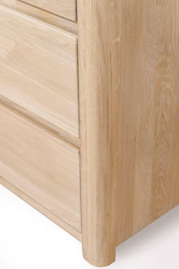 NordicStory Elsa Elsa Sideboard Cassettiera in legno massiccio di rovere scandinavo