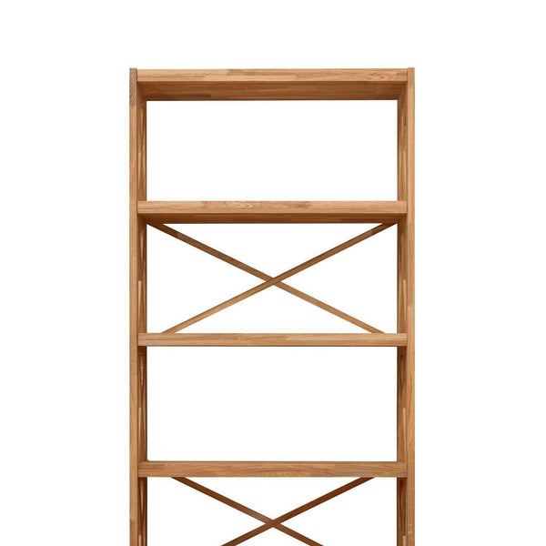 NordicStory Libreria a parete in legno massiccio di rovere Nordic Libreria in legno massiccio di rovere Nordic