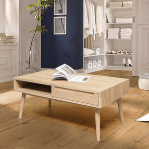 Tavolino NordicStory in rovere massiccio