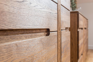 NordicStory Cassettiera in rovere massiccio