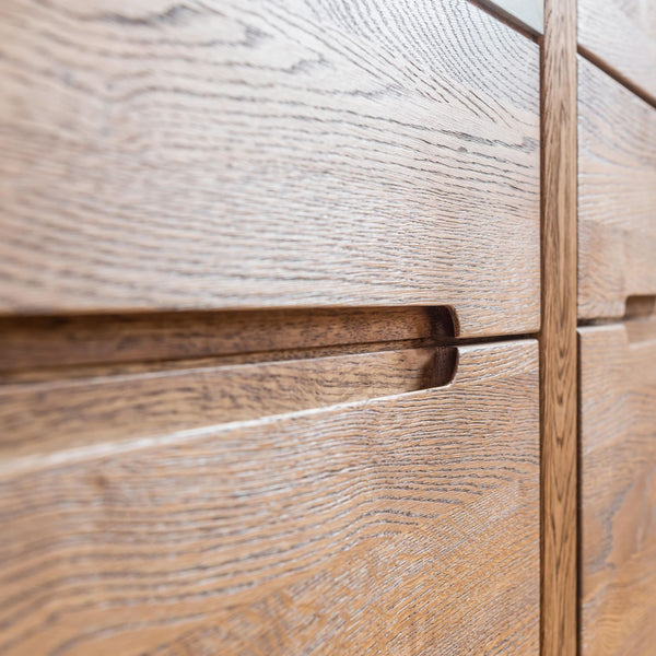 NordicStory Cassettiera in rovere massiccio