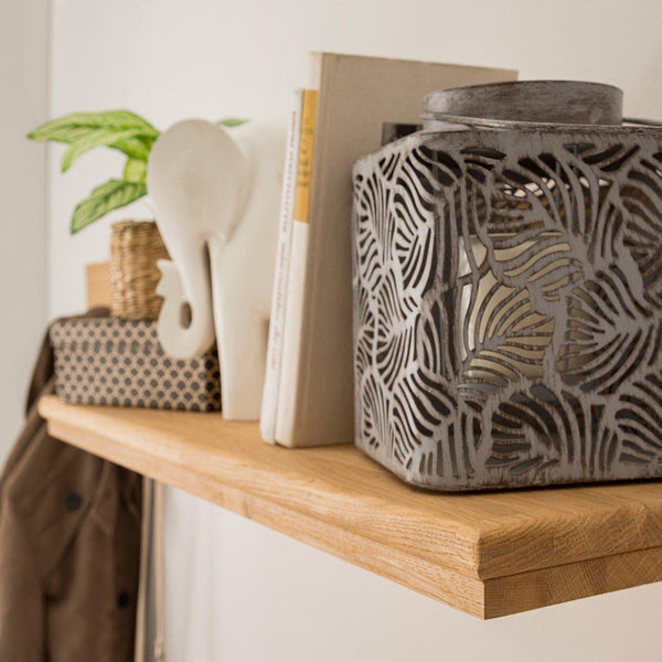 Appendiabiti da parete in rovere massiccio Arizona, 120 x 21 x 18 cm | NordicStory