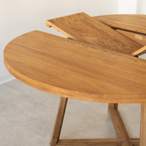 NordicStory Tavolo da pranzo allungabile in rovere massiccio MOBY