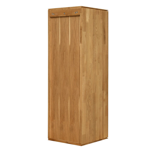 NordicStory Armadio a muro galleggiante in rovere massiccio Armadio a muro scandinavo per soggiorno NordicStory