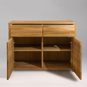 NordicStory Sideboard Dresser Cassettiera in rovere massiccio