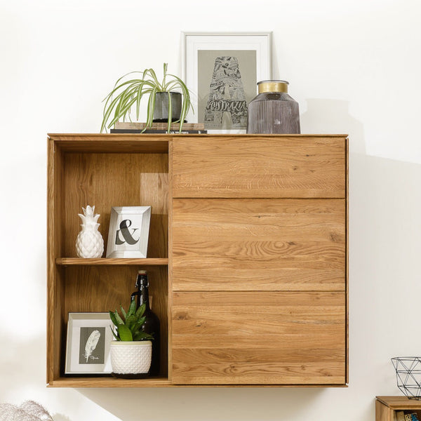 NordicStory Armadio sospeso galleggiante in rovere massiccio