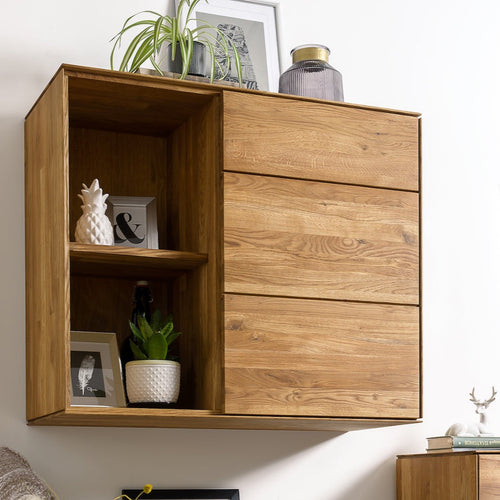 NordicStory Armadio sospeso galleggiante in rovere massiccio