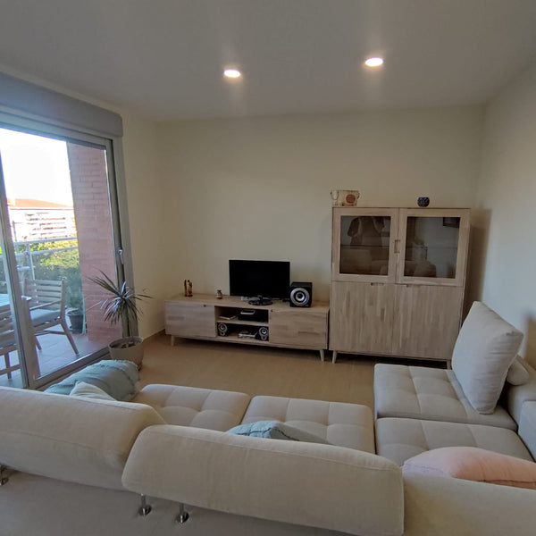 NordicStory Armadio vetrina in rovere massiccio