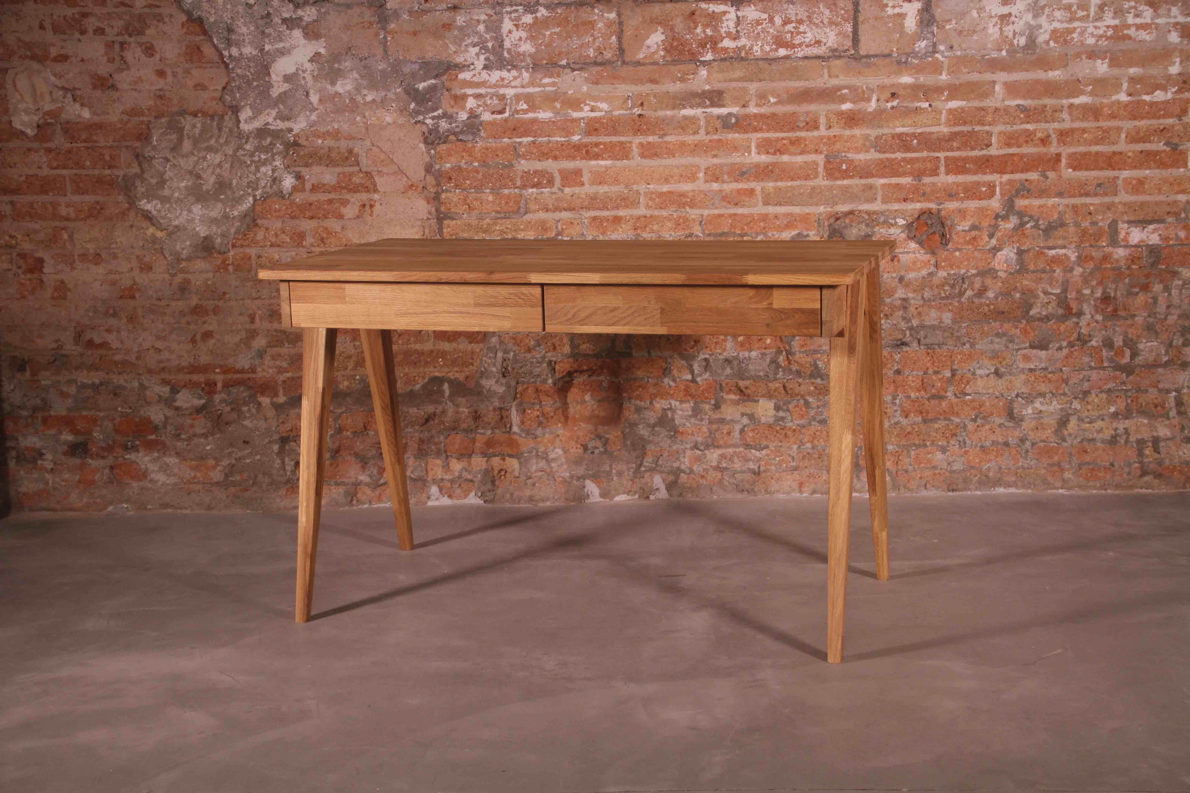 NordicStory Scrittoio scandinavo in legno massiccio di quercia nordica