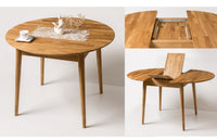 NordicStory, mobili in rovere massiccio, tavoli da pranzo, tavolo allungabile, casa, soggiorno, camera da letto, mobili in legno, mobili in legno