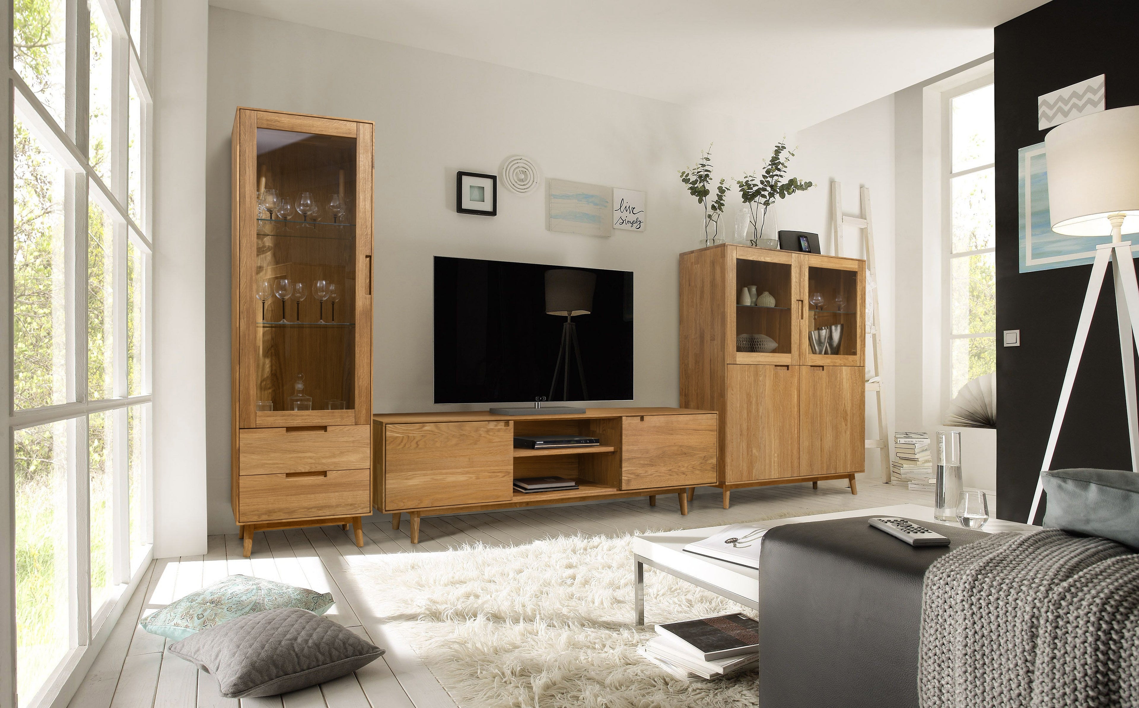 Mobili in rovere massiccio NordicStory in stile scandinavo nordico