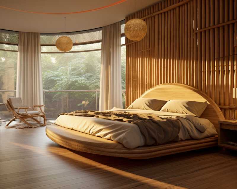 Stili di letti in legno massiccio
