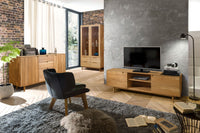 NordicStory, mobili, casa, soggiorno, legno massiccio, rovere, mobile tv, credenza, armadio, vetrina