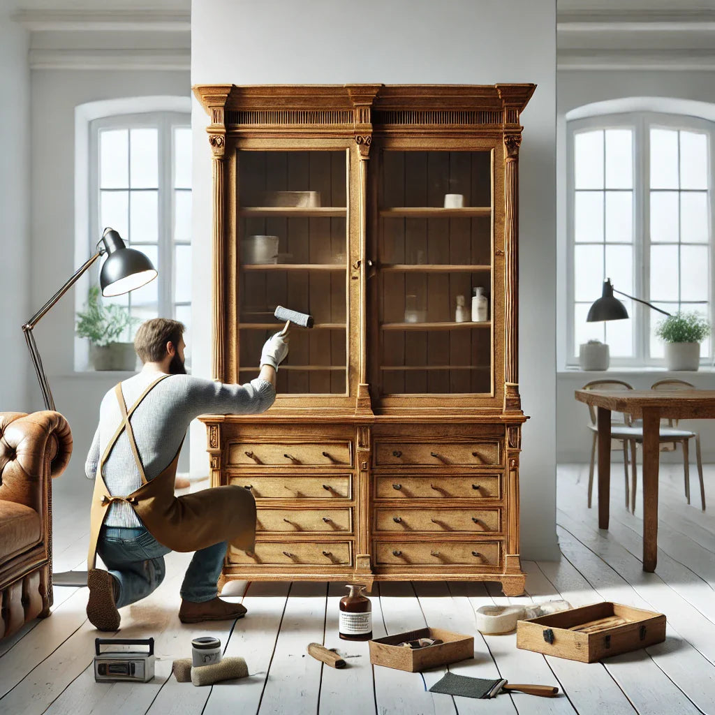 Come restaurare un'antica vetrina in legno