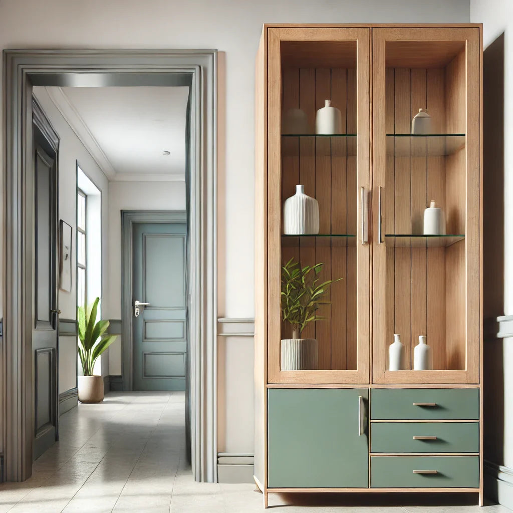 Di che colore dipingere una vetrina in legno per il corridoio?