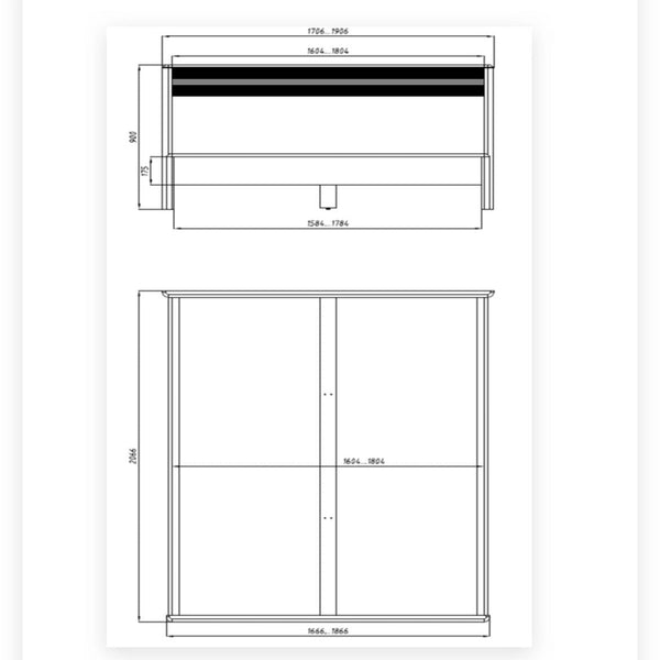 Letto matrimoniale in rovere massello Oxford | NordicStory