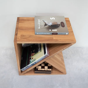 Tavolino, comodino in legno massello di rovere Denmark | NordicStory