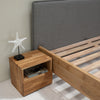 Letto matrimoniale in rovere massiccio Pola : NordicStory