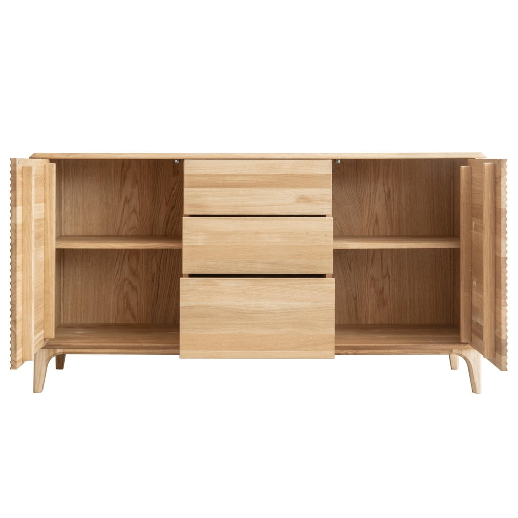 NordicStory Credenza Cassettiera in rovere massiccio Oxford 3.2.3