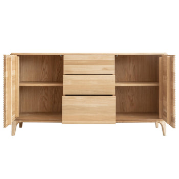 NordicStory Credenza Cassettiera in rovere massiccio Oxford 3.2.3