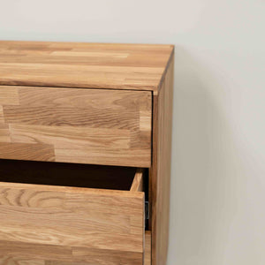 Cassettiera in rovere massiccio Escandi 1, 80 x 45 x 84,5 cm | NordicStory