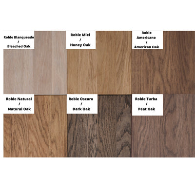 Campioni di colore del legno massiccio di quercia | NordicStory