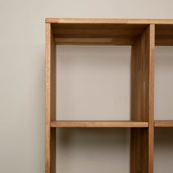 Libreria in rovere massiccio Regal 10, 76 x 35 x 187 cm | NordicStory