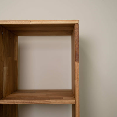 Libreria in rovere massiccio Regal 10, 76 x 35 x 187 cm | NordicStory