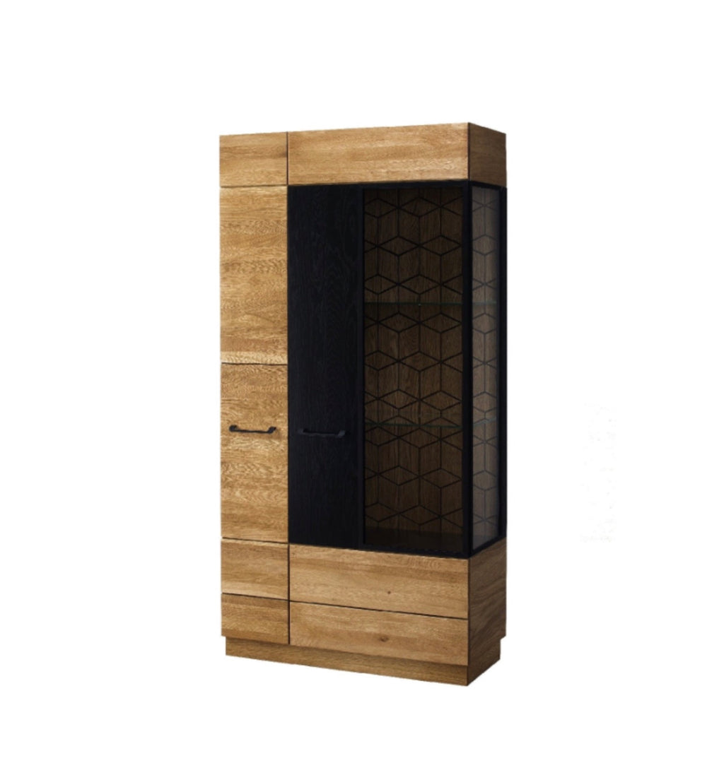 Vetrina in legno di quercia LoftStory