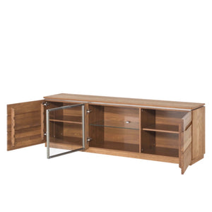 LoftStory Cassettiera o porta TV in rovere Montenegro 26 180 x 42 x 59 cm.