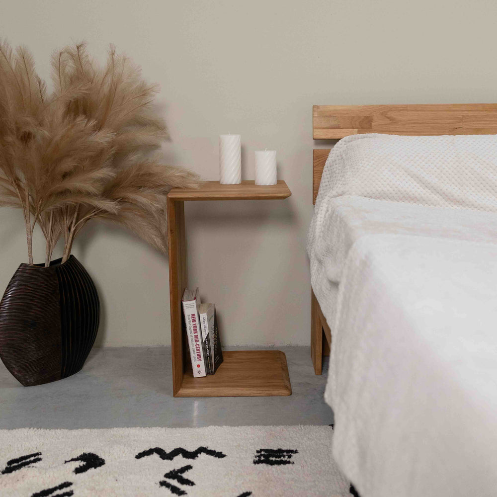 Tavolino in rovere massiccio Sono 2, 38 x 35 x 35 x 60 cm | NordicStory