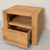 Comodino in rovere massiccio Valencia, 52,8 x 40 x 45 cm | NordicStory