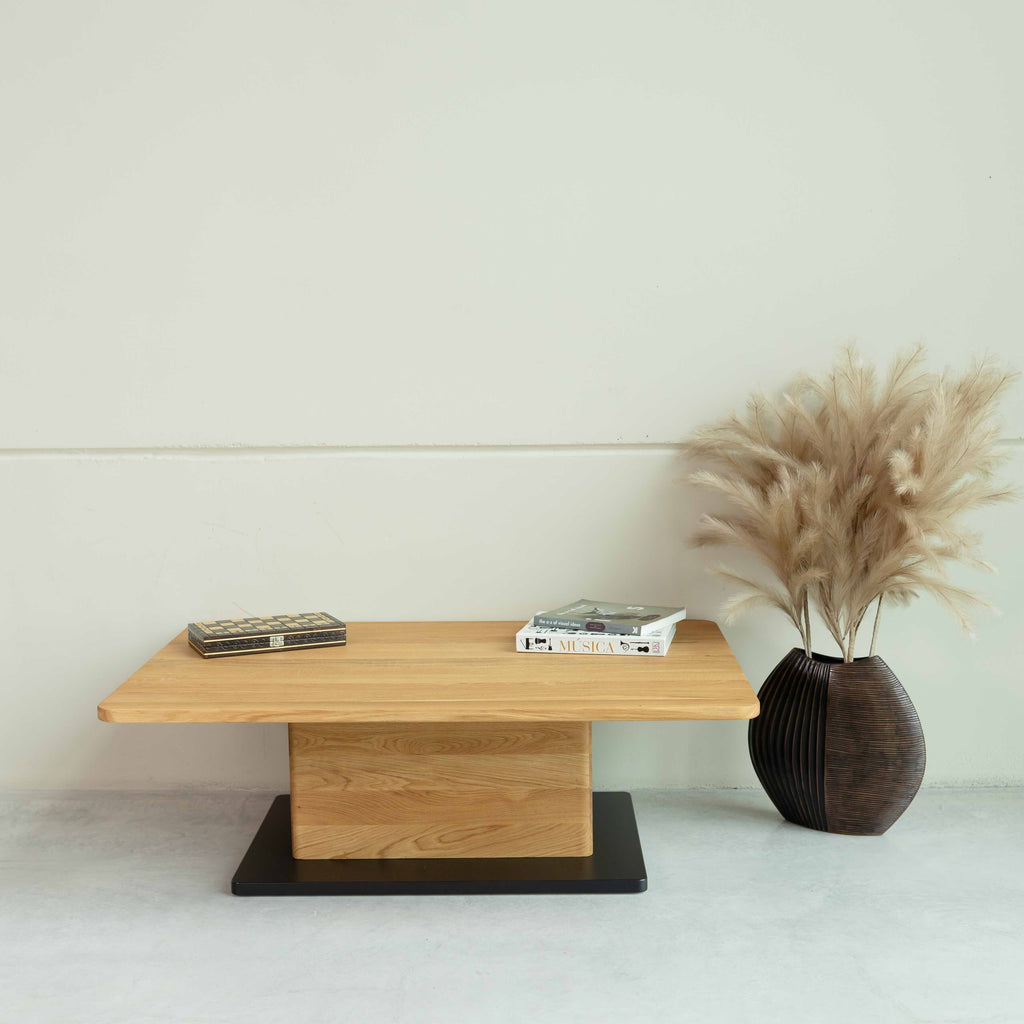 Tavolino Bremen in rovere massiccio, 120 x 80 x 40 cm | NordicStory