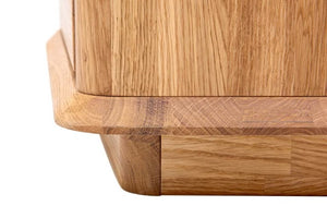 Comodino in rovere massiccio Solvig, 50 x 41 x 50 cm | NordicStory