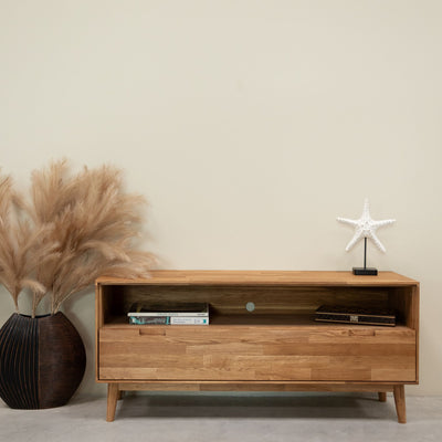 Porta TV in rovere massiccio Escandi 2 Roble.Store NordicStory