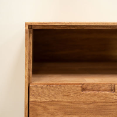 Porta TV in rovere massiccio Escandi 2 Roble.Store NordicStory