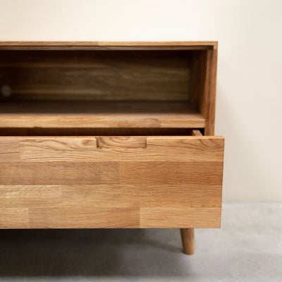 Porta TV in rovere massiccio Escandi 2 Roble.Store NordicStory