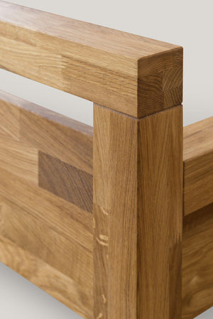 NordicStory Letto da camera in legno massiccio nordico scandinavo 