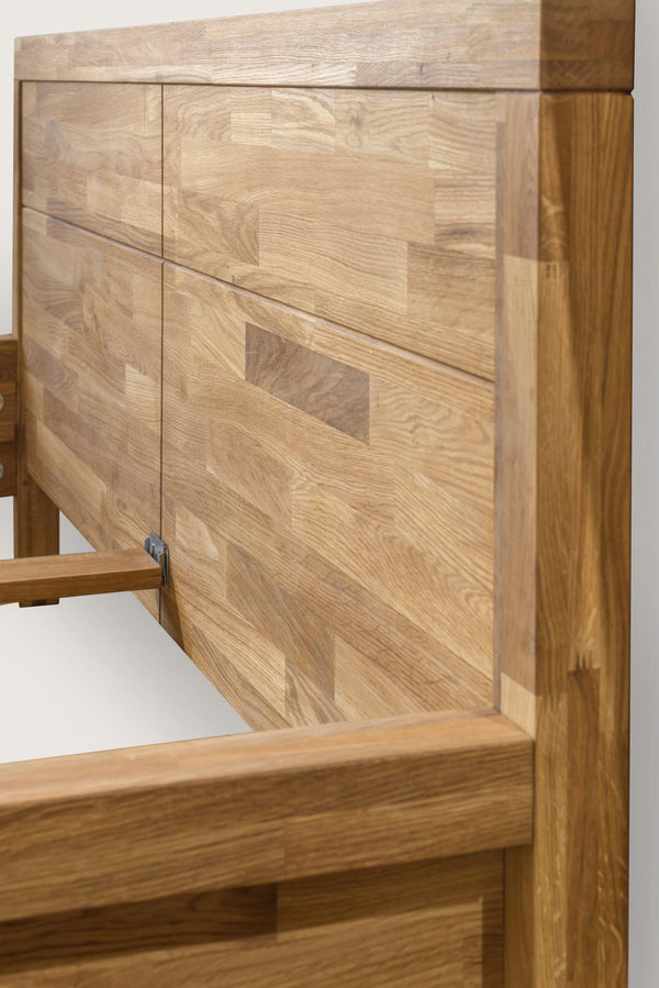 NordicStory Letto da camera in legno massiccio nordico scandinavo 